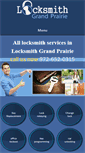 Mobile Screenshot of locksmith--grandprairie.com