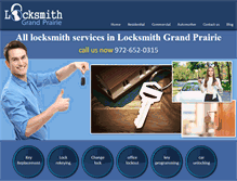 Tablet Screenshot of locksmith--grandprairie.com